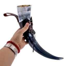 Handicrafts Viking Drinking Horn Cups Ale Beer Wine Goblet Chalice Tankard Ox Horn Beaker Vessels Viking Drinking Mug