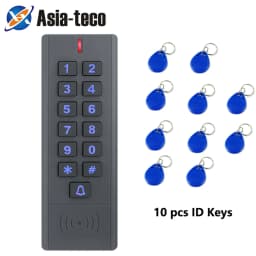 RFID Keypad 125Khz Access Controller Proximity Entry Door Controller Waterproof 1000 User DC 12V-24V