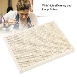 1PC Ceramic Soldering Board Jewelry Heating for Paint Printing Drying Jewelry Casting Making Processing Tool 135 * 95 * 13mm