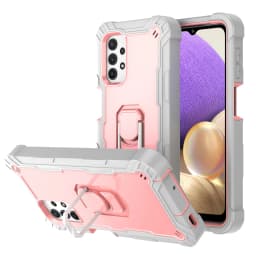 for Samsung Galaxy A12 A32 A52 A72 5G Case, Military Grade Protective Phone Case Cover with Ring Kickstand for Galaxy A52 5G