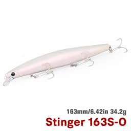 TSURINOYA 163S Ultra Long Casting Sinking Minnow Sea Fishing Lure STINGER 163mm 34.2g Seabass Tuna Saltwater Large Hard Baits