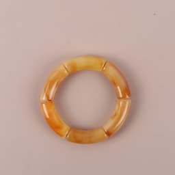 Trendy Resin Geometric Beaded Bracelets on Hand Acrylic Bamboo Tube Bangles Bracelets For Women Fashion Jewelry Valentines Gift