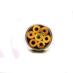 4mm diameter DIY Knife shank Mosaics Pin Rivets 9cm length nail Brass tube+steel tube #402