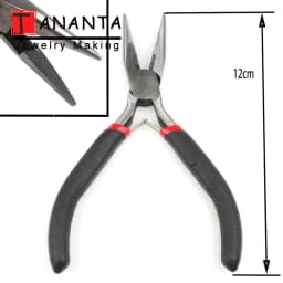 1Pcs Mini Pliers Insulated Cutter Clamping Stripping Wire Crimping Cable Cutters Round Long Nose Pliers For Jewelry Making Tools