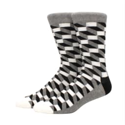 Male Tide Brand men cotton Socks Gradient Color summer Style long wedding sock Men's High Funny Happy Business Socks man sox