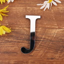 Silver Letter Acrylic 3D Mirror Wall Sticker Home Decor Alphabet Poster For Birthday Party Wedding Diy Wallpaper Peel & Stick