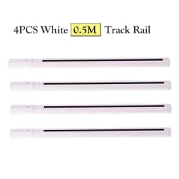 LED Track Light Rail 0.5M 1M Aluminum 2 Wire Electrified Rails With Spots Led Track Lamp Rail Track Lighting For Store Home