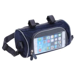 Customizable Mountain Bike Bicycle Bags Panniers Touch Screen Cycling Phone Bag Case Road Bike Front Tube Handlebar Cylinder Bag