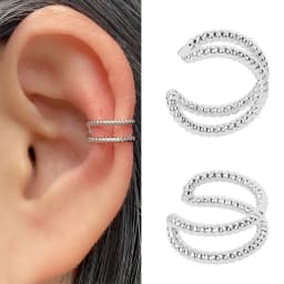 Fashion Ear Cuff Clip Earring Without Piercing Gold Silver Color Star Heart Chain Geometry Cartilage Earcuff Women Party Jewelry