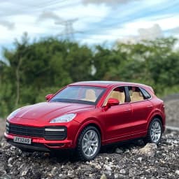 1:32 Cayennes Turbo SUV Panamera Alloy Car Model Diecasts Metal Toy Vehicles Car Model Simulation Sound and Light Childrens Gift