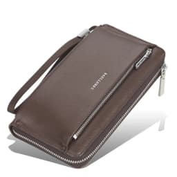 Baellerry Men Clutch Bag Large Capacity Wallet Cell Phone Pocket Credit Card Holder High Quality Multifunction Purse For Male