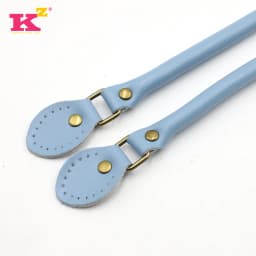 2pcs/lot 50cm Genuine Leather Bag Strap DIY Handmade Handles for Crossbody Replacement Shoulder Handbag Wallet Handle