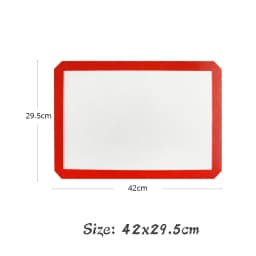 30/40/60cm Silicone Baking Mat Non-Stick Macaron Fondant Cookie Pad Oven Sheet Pastry Tools Rolling Dough Mat For Kitchen Cake