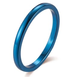 NIBASTAR Beads Water Ripple Ring For Women Simple Fashion Beaded Rings Stainless Steel Mini Jewelry Gift