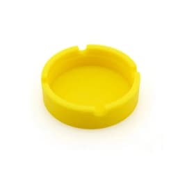 Silicone World Portable Silicone Round Ashtray Durable Soft Eco-friendly Ashtray High Temperature ResistanceAnti-fall Anti-slip