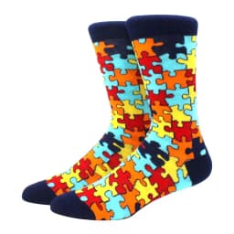 Male Tide Brand men cotton Socks Gradient Color summer Style long wedding sock Men's High Funny Happy Business Socks man sox
