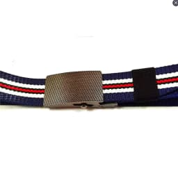 3.8cm outdoor nylon belt, black alloy automatic buckle, all-match striped men's belt, sports breathable