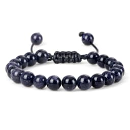 Men Energy Beads Bracelet Adjustable Natural Stone Agates Onyx Charm Bracelets Chakra Healing Women Yoga String Bangles Jewelry