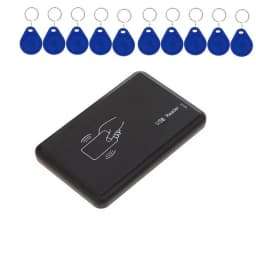 Mini portable USB Port 13.56Mhz rfid Card IC Card Reader USB Proximity Sensor Smart Card Reader HF IC MF reader Suitable laptops