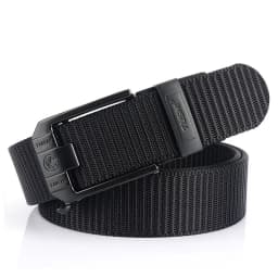 HSSEE New Casual Belt for Men 3mm Tight Nylon Tactical Outdoor Belt Metal Automatic Buckle Jeans Waistband Girdle Male Gift