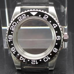 40mm Cases Men's Watch Ceramic Bezel Sapphire Glass Fit NH35 NH36 ETA 2824 Miyota 8215 Movement 28.5mm Dial Submariner Parts