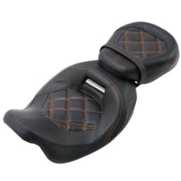 Motorcycle Two-Up Low Profile Seat For Harley Touring Street Glide Electra Glide Road King Classic Special CVO 2009-2022 2018