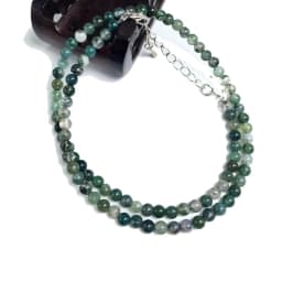 Ladies Natural Labradorite Tiger Eye Stone Agate 4mm Beads Necklace Collier Femme Choker Wedding Bridal Jewelry Party Gifts