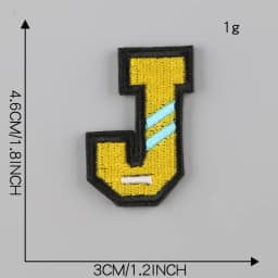 A-Z Letter Patches on Clothes magic paste Patch Military Biker Embroidery Clothing Sticker Applique 26pc Alphabet Diy Logo Brand