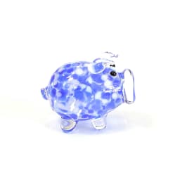 Different Styles Murano Glass Pig Mini Figurines Cute Tiny Animal Craft Ornaments Home Table Fairy Garden Room Kawaii Decoration