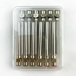 12 Pack - Dispensing Needle 11/2" - All Metal, Stainless Steel Blunt Tip Luer Lock (8 G,10G,12G,14G or mixture Optional))