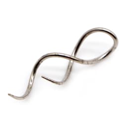 Alisouy 2pcs Punk Stainless Steel 8-shaped twist Dangle Men Women Ear hook Earrings Fake Ear expander Piercing Body Jewelry