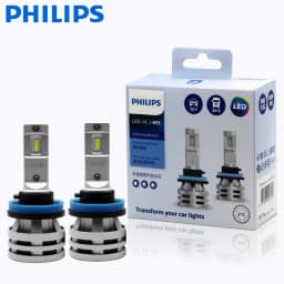 Philips Ultinon Essential G2 LED H1 H4 H7 H8 H11 H16 HB3 HB4 H1R2 9003 9005 9006 9012 6500K Car Fog Lamp (2 Pack)