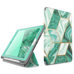 For iPad 10.2 Case (2021/2020/2019) I-Blason Cosmo Full-Body Trifold Stand Case with Pencil Holder Built-in Screen Protector