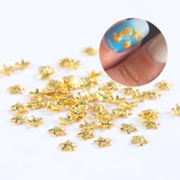 12 Grids/Box Mixed Glitter Metal Nail Art Decoration Starfish Shell Sun Coconut Tree Epoxy Resin Filling Material DIY