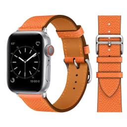 Leather strap For Apple watch band 44mm 45mm 49mm 41mm 40mm Accessorie wristband correa bracelet iWatch series 9 7 8 SE ultra 2