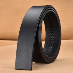 High Quality Leather Belt Men's Automatic Buckle Belt Without Buckle Fashion Leather Belt for Men No Buckle3.5cm