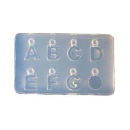 1 Pc Mini Letters Numbers 3D Nail Art Decorations UV Crystal Epoxy Mold Nail Ornaments Silicone Mould DIY Crafts Jewelry Casting