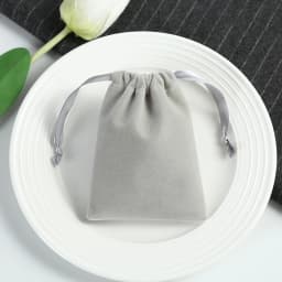 Velvet Jewelry Drawstring Bag with Silk for Wedding Party Candy Jewelry Organizer Gift Pouches Earring Bracelets Packaging Pink