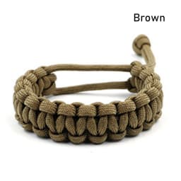 7 Colors Adjustable Survival Emergency Bracelet 550 Paracord Cord Bracelet Weaving Cord For Camping Hiking Outdoor Accessories