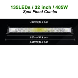 22 32 42 50 52'' Inch Straight Curved Led Light Bar Spot Flood LED Car Lights Offroad Driving Fog Lamp Truck 4x4 ATV UTV 12V 24V