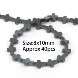 Natural Black Hematite Round Beads Star Heart Column Irregular Shape For Jewelry Making DIY Charms Bracelets Accessories 15''