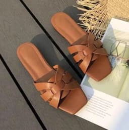 New Arrival Women Slippers Summer Slides Open Toe Flat Casual Shoes Leisure Sandal Female Beach Flip Flops Big Size 41 42 43