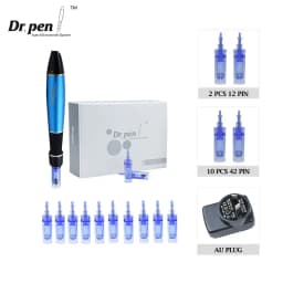 Dr Pen Ultima A1 Microneedling Professional Derma Pen A1 Wireless Button 5 Levels Adjustment Scars Stretch Marks Helpful