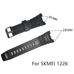 Adjustable Replacement Watch Strap Band Silicone Rubber Plastic Watchbands For SKMEI 1251 1025 1155 Sports Watches Accessories