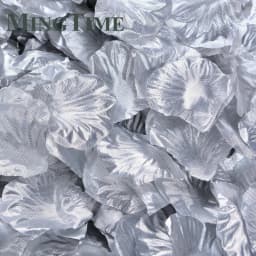 100pcs Silk Rose Artificial Petals Colorful Love Romantic Warm Table Confetti Silver Fake Flowers Wedding Supplies Party Decor