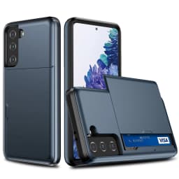Case For Samsung Galaxy S21 S22 S20 FE S10 S9 Plus Case Armor Slide Card Slots Cover For Samsung Note 20 Ultra 10 9 8 S10E Funda