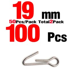 MNFT 100Pcs 304 Stainless Steel Soft Bait Hook Needle Fishing Sinker Weight Loops Head Lead Accessories Centering Pins