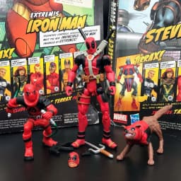 MU Universe Warmachine Human Torch Spidey Vision Dead-pool Dogpool 3.75" Action Figure Loose Collection