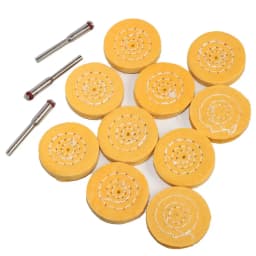 Cotton Cloth Grinding sanding Head Abrasive Buffing Wheel 3mm shank Cotton Thread Polishing mini Brush for Dremel Drill