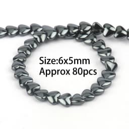 Natural Black Hematite Round Beads Star Heart Column Irregular Shape For Jewelry Making DIY Charms Bracelets Accessories 15''